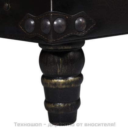 Пейка с пространство за съхранение на вещи, цвят кафяв