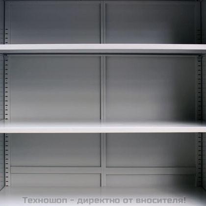 Офис шкаф, 90x40x140 см, стомана, сив