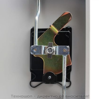 Офис шкаф, 90x40x140 см, стомана, сив