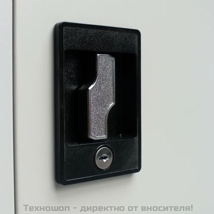 Офис шкаф, 90x40x140 см, стомана, сив