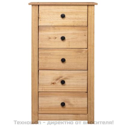 Сайдборд, 46x40x89 см, бор масив, стил Панама