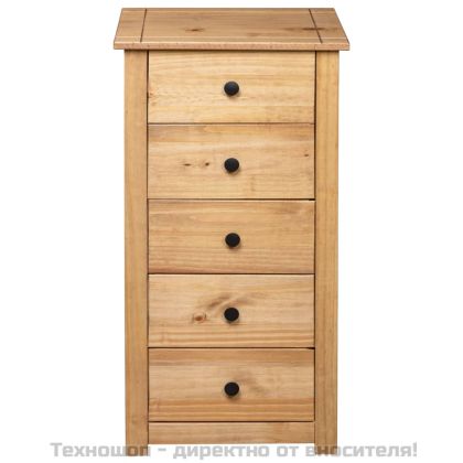 Сайдборд, 46x40x89 см, бор масив, стил Панама