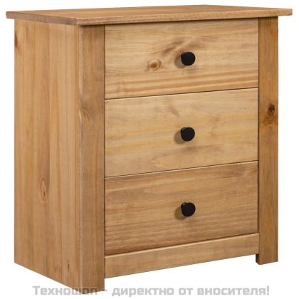 Нощно шкафче, 46x40x57 см, бор, стил Панама