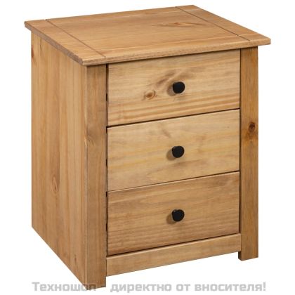 Нощно шкафче, 46x40x57 см, бор, стил Панама