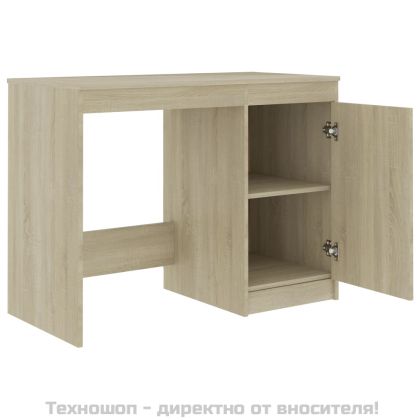 Бюро, дъб сонома, 140x50x76 см, инженерно дърво