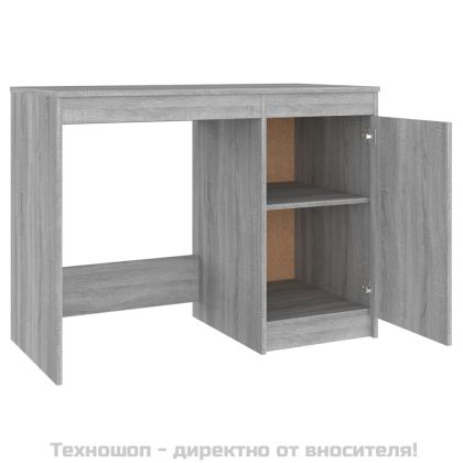 Бюро, сив сонома, 100x50x76 см, инженерно дърво