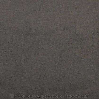Табла за легло, тъмносива, 160x5x78/88 см, кадифе
