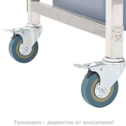 Кухненска количка с пластмасови контейнери, 82x43,5x93 см