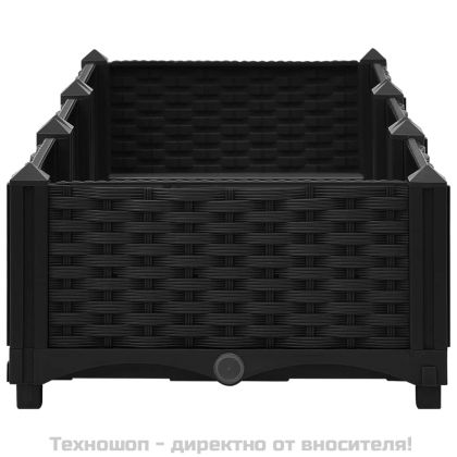 Повдигната леха, 120x40x23 см, полипропилен