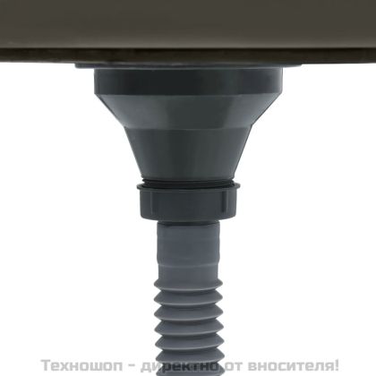 Ръчно изработена кухненска мивка, черна, неръждаема стомана