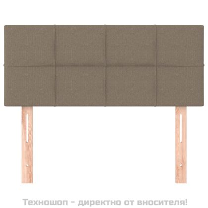 Горна табла за легло, таупе, 100x5x78/88 см, плат