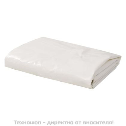 Брезентово платнище, 650 гр/м², 4x7 м, цвят бял