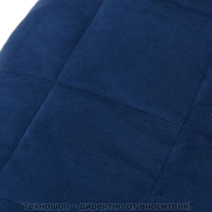 Утежнено одеяло синьо 200x200 см 13 кг плат
