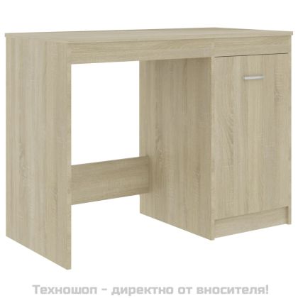Бюро, дъб сонома, 100x50x76 см, инженерно дърво