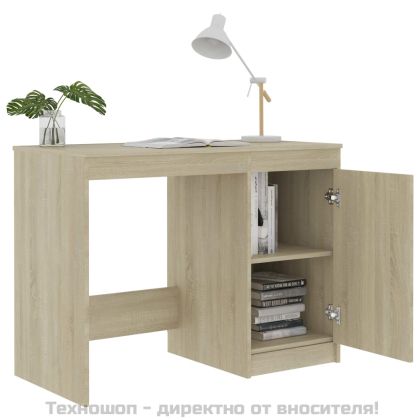 Бюро, дъб сонома, 100x50x76 см, инженерно дърво