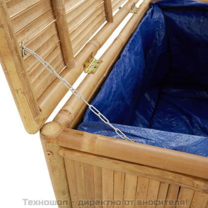 Градинска кутия за съхранение 110x52x55 см бамбук
