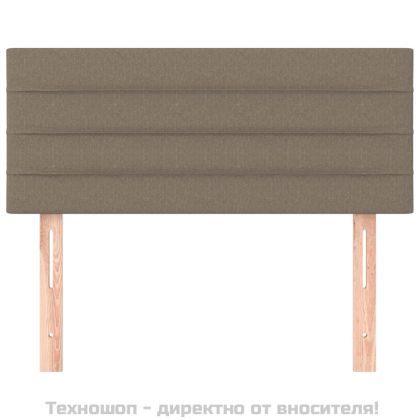 Горна табла за легло, таупе, 90x5x78/88 см, плат