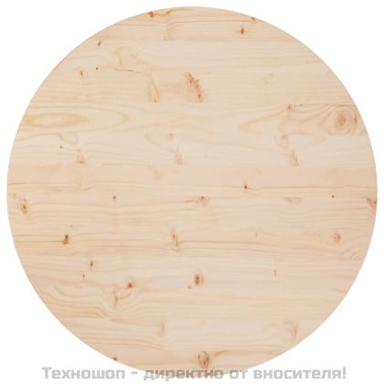 Плот за маса, Ø80x2,5 см, бор масив