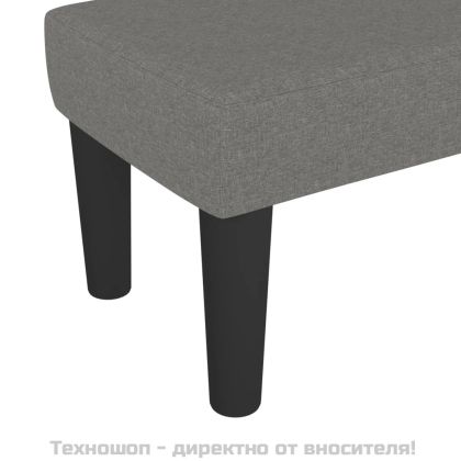 Пейка, тъмносива, 70x30x30 см, плат