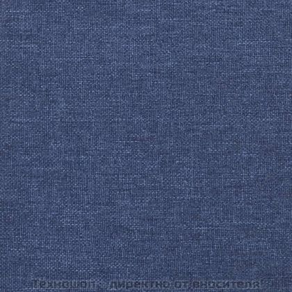 Боксспринг легло с матрак, синя, 90x200 см, плат