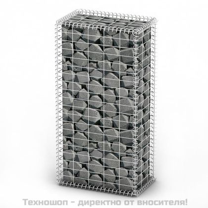 Габион кошница с капаци, поцинкована тел, 100x50x30 см