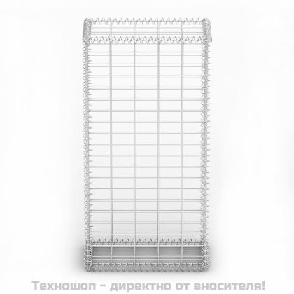 Габион кошница с капаци, поцинкована тел, 100x50x30 см