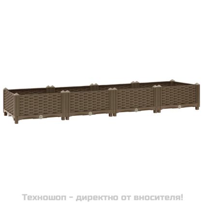Повдигната леха, 160x40x23 см, полипропилен