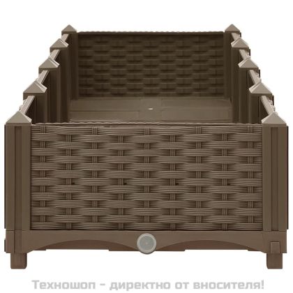 Повдигната леха, 160x40x23 см, полипропилен