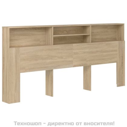 Табла за легло тип шкаф, дъб сонома, 220x19x103,5 см