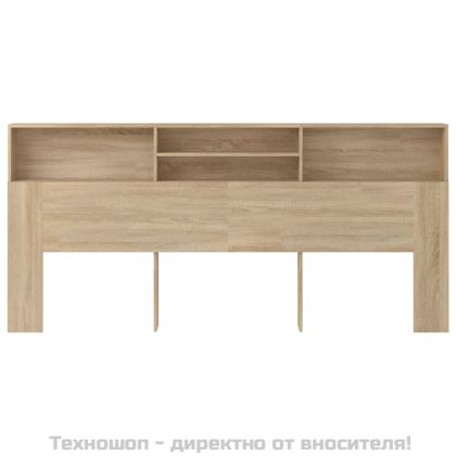 Табла за легло тип шкаф, дъб сонома, 220x19x103,5 см