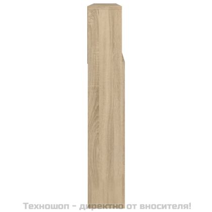 Табла за легло тип шкаф, дъб сонома, 220x19x103,5 см