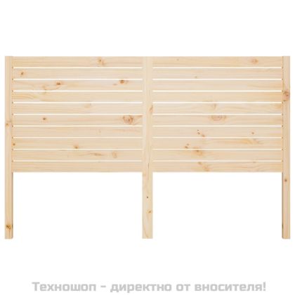 Горна табла за легло, 166x4x100 см, бор масив