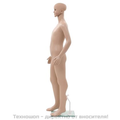 Детски манекен в цял ръст, стъклена основа, бежов, 140 см
