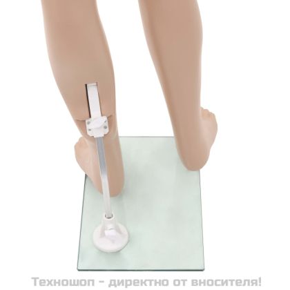 Детски манекен в цял ръст, стъклена основа, бежов, 140 см