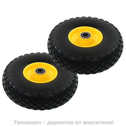Колела за транспортна количка 2 бр твърд PU 3,00-4 (260x85)