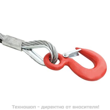 Стоманено въже за тирфор 1600 кг 20 м