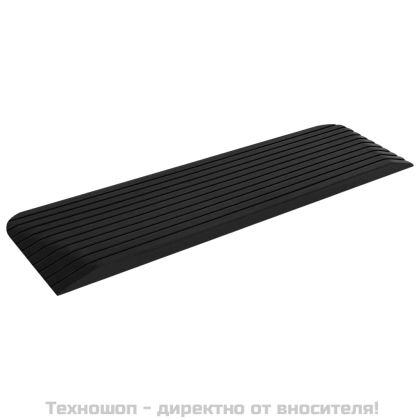 Рампи за прагове, 2 бр, 110x32x3,8 см, гума