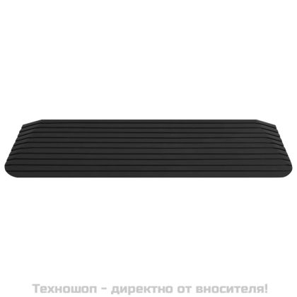 Рампи за прагове, 2 бр, 110x32x3,8 см, гума