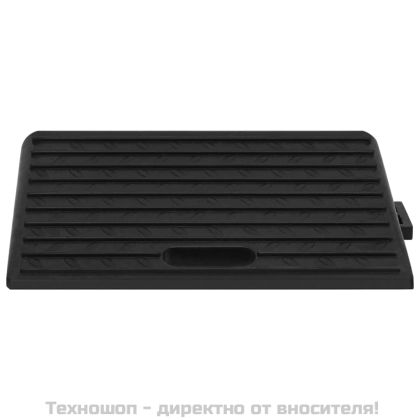 Рампи за бордюри, 2 бр, 50x30x11 см, гума