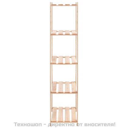5-етажни стелажи, 2 бр, 80x38x170 см, бор масив, 250 кг