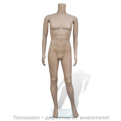 Манекен, мъжки силует, без глава