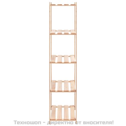 5-етажни стелажи, 2 бр, 80x38x170 см, бор масив, 250 кг