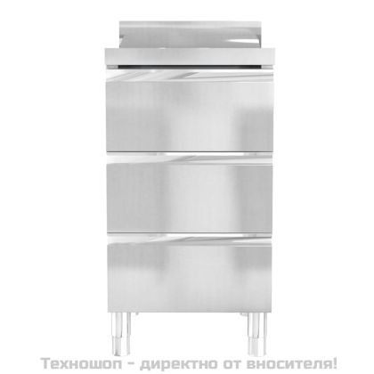 Кухненски шкафове за търговци, 2 бр., неръждаема стомана