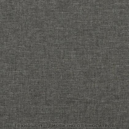 Горни табли за легло, 2 бр, тъмносиви, 80x5x78/88 см, плат