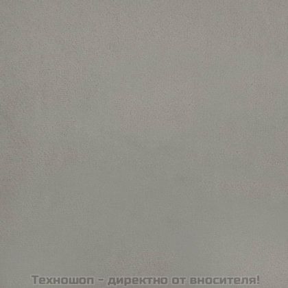 Табла за легло, светло сива, 200x7x118/128 см, кадифе