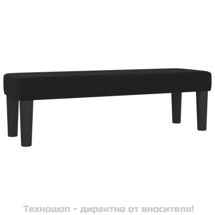 Боксспринг легло с матрак, черно, 180x200 см, плат