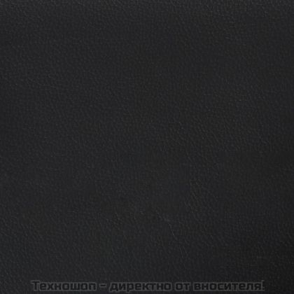 Табла за легло, черна, 180x5x78/88 см, изкуствена кожа