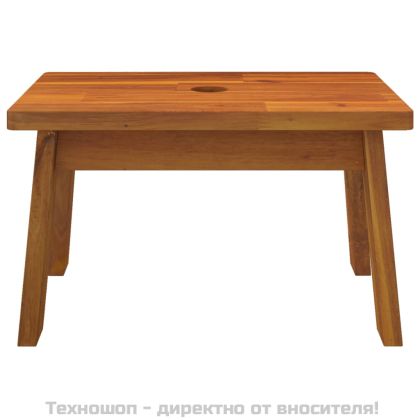 Табуретка стъпало, 38x26x22 см, масивна акация