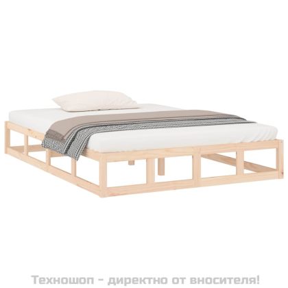 Рамка за легло, 140х200 см, масивно дърво