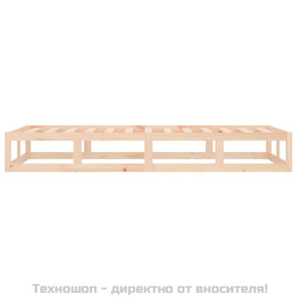 Рамка за легло, масивно дърво, 90x200 см